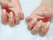 ユーネイルズ 恵比寿(Yu.NAILS.)/ニュアンス大理石風ネイル