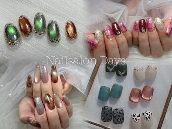 ネイルサロン デイズ 四郷店(nail salon Days)の写真/【豊田四郷】定額デザイン100種類以上♪丁寧なカウンセリングと技術で指先の可愛いが叶う！