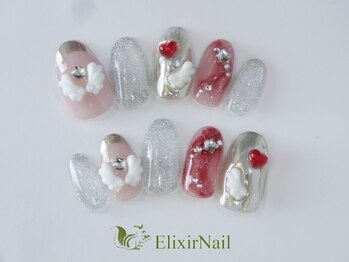 エリクサーネイル 西武新宿(Elixir Nail)/定額c やり放題/クーポン使用