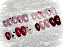 ジュリネイル(JULIE NAIL)/シンプル☆バレンタインネイル♪