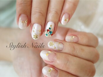 スタイリッシュネイルズ(Stylish Nails)/クリスマスツリー&オーナメント