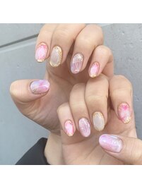 宝石カットネイル