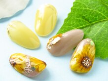 カラーズ 浜松店(colors)/ひまわりネイル☆