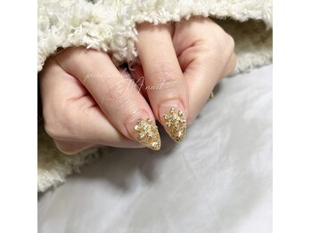 エナネイル(ENA nail)/雪の結晶ネイル