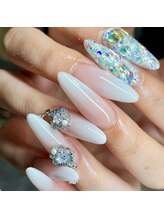 ダリア(Dahlia)/ベイビーブーマーネイル