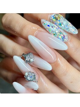 ダリア(Dahlia)/ベイビーブーマーネイル