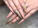 長さだし◆中国風ヘビネイル