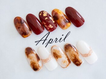 エイプリルプラス(April plus)/べっ甲ネイル