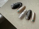 パイソン柄ネイル