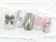 ネイルメゾン 池袋店(NAIL MAISON)/ラブリーリボン¥10550