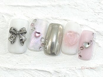 ネイルメゾン 池袋店(NAIL MAISON)/ラブリーリボン¥10550