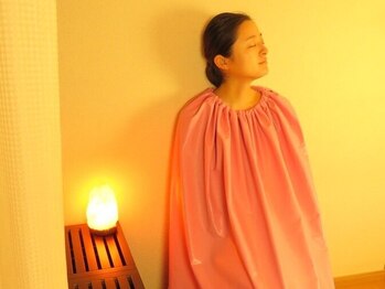 サロン ド シエル(Salon de ciel)の写真/【デトックス・女性特有のお悩み解決・ダイエットに♪】黄土よもぎ蒸し¥4400~★ネイルとの同日施術もOK！