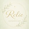 Relie eyelash & nailのお店ロゴ