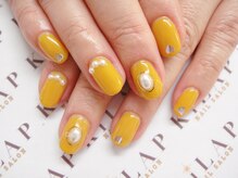 ネイルサロン キラップ(Nail Salon KiLAP)/パールのせネイル￥7500