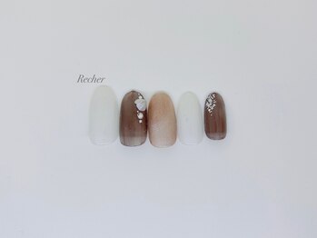 ネイルサロンリシェ 烏丸御池(Recher)/淡水パールのデザイン