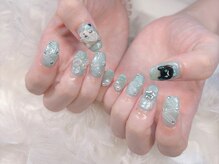 シナモンネイル(cinnamonnail)/キラキラネイル