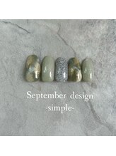 エトワールネイル 高崎筑縄町店(Etoile nail)/24年9月シンプルハンド定額