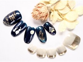 秋nail2024 hand&foot