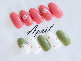 お花ネイル