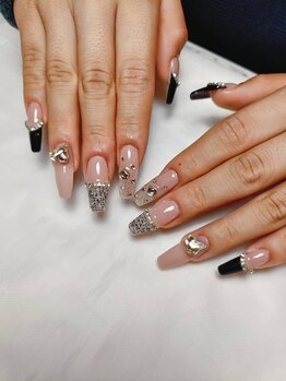 サロン ヴィーヴ(salon Vive)/#長さだし#ガーリーネイル