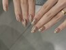 新規オフ無料★クリアベース×オーロラ/ミラーで透明感ある最旬うるツヤNail