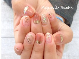 【べっこうネイル】