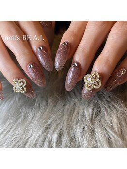 ネイルズリアル 倉敷(nail's RE.A.L)/フラッシュネイル