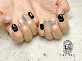 ブラックニュアンスネイル！