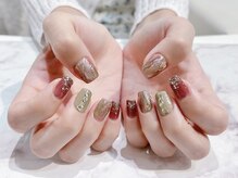 ラルネイル 大宮(Lull. nail)/#ニュアンス #秋 #ブラウン