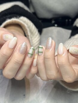 【店内アート/ チェック】