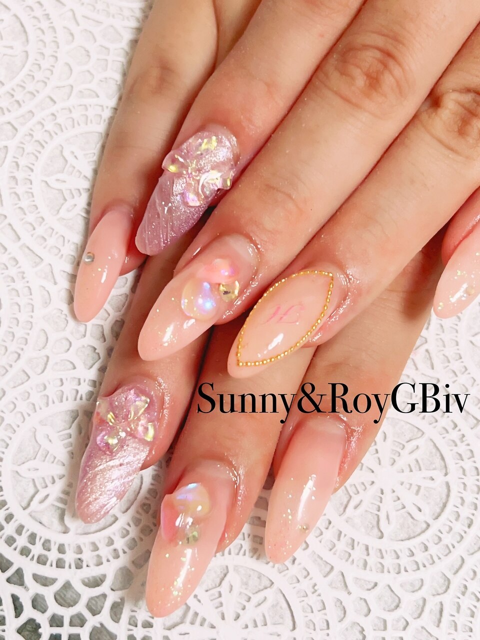 リングネイル　チェック　ネイルチップ　お名前ネイル　キルティング リングネイルチェックネイルチップお名前ネイルキルティング