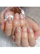 さりぃず ねぃる(SALLY’S NAIL)/美しすぎる桜ホロで上品デザイン