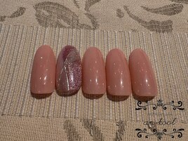 マグネット×ミラーネイル