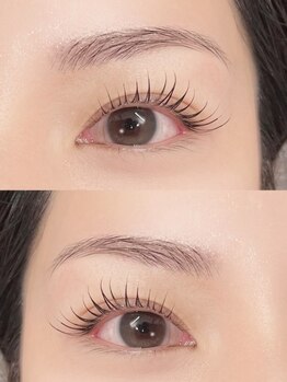 モカラ(MOKARA)の写真/上品かつ可愛いまつ毛を演出。カールキープ力には自信あり！丁寧なカウンセリングで理想のお目元を実現◎