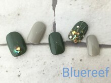 ネイルアンドまつげエクステ ブルーリーフ 四谷三丁目店(Blue Reef)/大人エスニックネイル