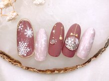ネイルサロンフォーユー(for u)/雪の結晶ネイル♪￥8980