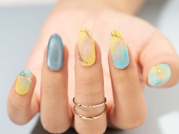 ヴァンネイル(VINGT NAIL nail&eye beauty)/大人気マグ×ニュアンスネイル