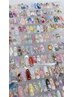 【初回オフ無料】ゴテゴテ２本アート付き★ワンカラーorラメグラ　￥6480