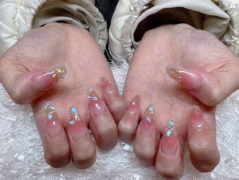 レアネイル 新宿(le'a nail)/うるうるチークネイル