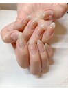 うるちゅる水滴ネイル