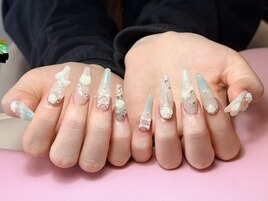 レースネイル｜持ち込みデザイン