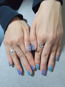 グラッセ(glasse)/涼しげネイル