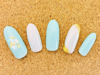 ネイルエイム(Nail eim)/夏★シェル★パステル