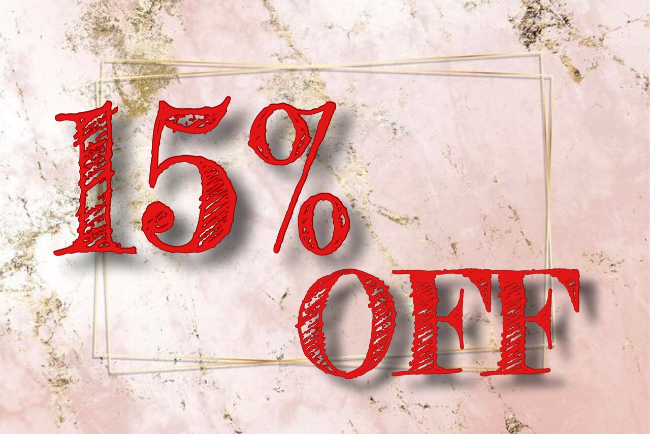 平日のご利用で15％OFF☆