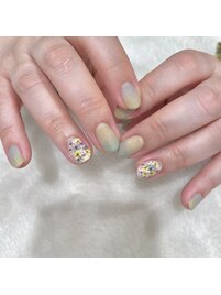 パラジェル　フラワーネイル