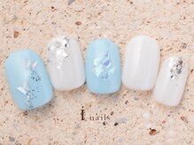 アイネイルズ 町田店(I nails)/きらきらシンプルネイル7980円