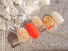 リンドゥネイル 上小田井店(Rindu Nail)/オレンジネイル