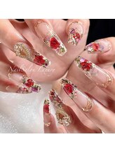 ネイルサロンラグジュアリー 梅田店(LUXURY)/押し花スカルプ