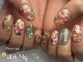 春のフラワーネイル