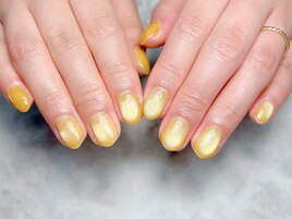 イエローマグネットネイル